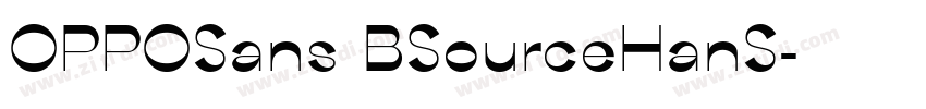 OPPOSans BSourceHanS字体转换 OPPOSans BSourceHanS字体转换
